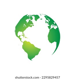 World earth day concept of saving the world by planting more trees