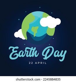 Plantilla de diseño del Día Mundial de la Tierra