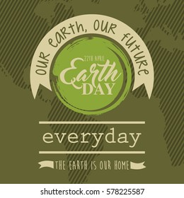 world earth day illustration vector templates