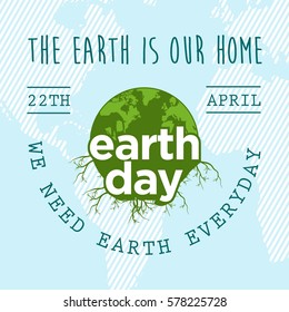 world earth day illustration vector templates