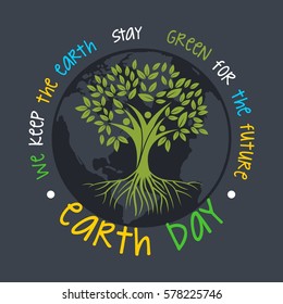 world earth day illustration vector templates