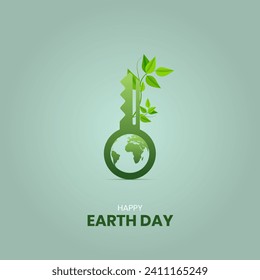 world Earth day.  International Mother Earth Day. Environmental problems and environmental protection. 3D Illustration