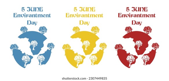 World Earth Day, leaves, vector illustration