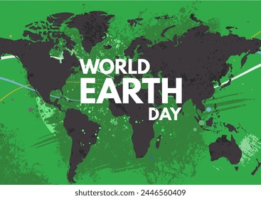 World Earth Day - vector illustration, banner