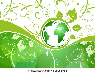 World earth day, vector illustration