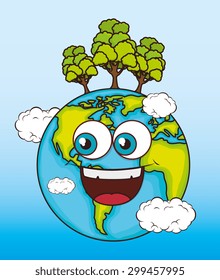 World earth design, vector illustration eps 10.