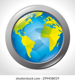 World earth design, vector illustration eps 10.