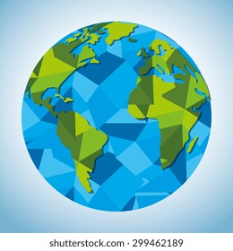 World earth design, vector illustration eps 10.