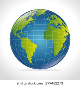 World earth design, vector illustration eps 10.