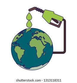 World earth and fuel dispenser