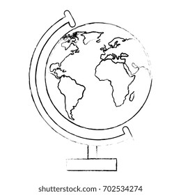 World earth globe