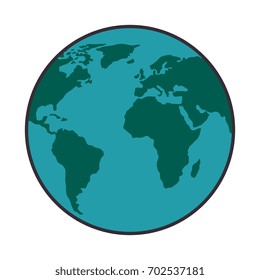 World earth globe