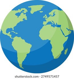 world earth sphere vector design