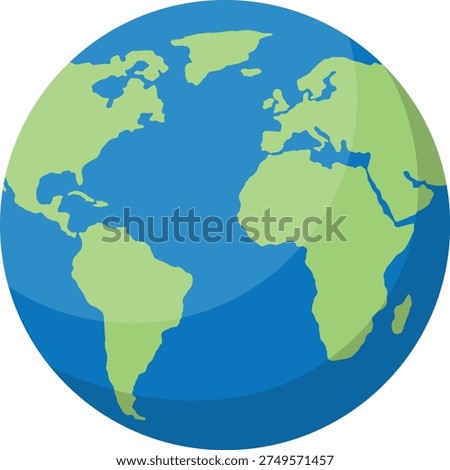 world earth sphere vector design