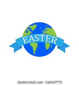 World Easter Vector Illustration.