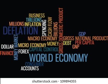 World economy concept vector