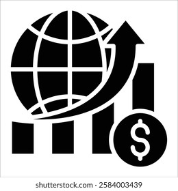 World Economy Icon Element For Design