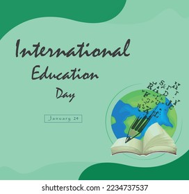 World Education Day Poster – Promoting Global Learning