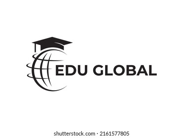 icono gráfico vectorial de diseño del logotipo de educación mundial.