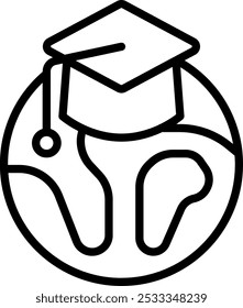Symbol für "World Education Online Learning"