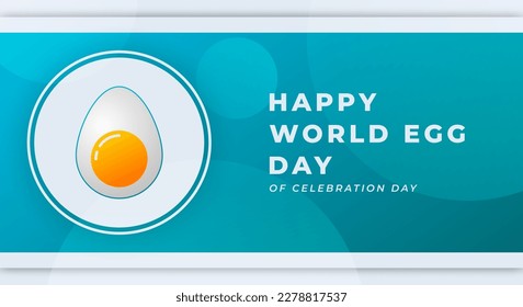 World Egg Day Celebration Vector Design Illustration for Background, Poster, Banner, Advertising, Greeting Card
