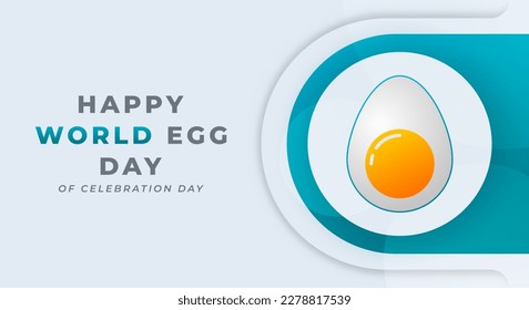 World Egg Day Celebration Vector Design Illustration for Background, Poster, Banner, Advertising, Greeting Card