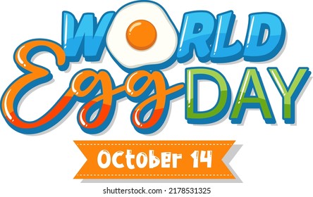World Egg Day Poster illustration
