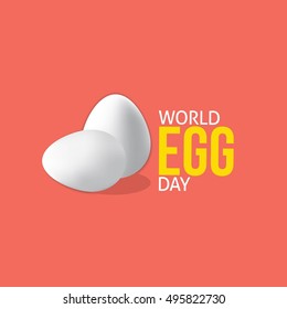 World Egg Day Vector illustration. Suitable for greeting card, poster and banner.