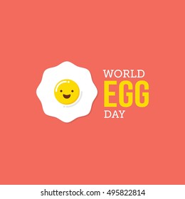 World Egg Day Vector illustration. Suitable for greeting card, poster and banner.