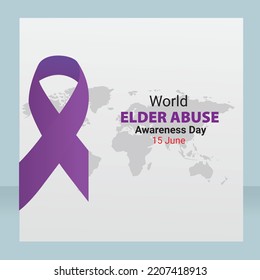 World Elder Abuse Awareness Day Template flyer