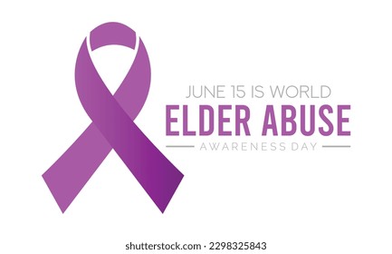 World Elder abuse awareness day is observed every year on June 15 across the globe. svg