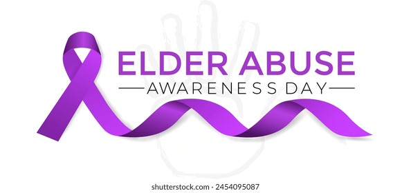 World Elder abuse awareness day is observed every year on June 15.  Its will be raised awareness of Elder abuse.  Banner poster, flyer and background design.