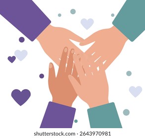 World Elder Abuse Awareness Day Support Vector Set