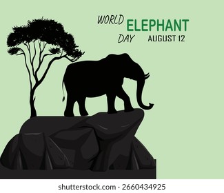 World Elephant Day. August 12