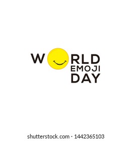 World Emoji Day Celebration Vector Template Design Illustration
