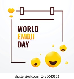 World Emoji Day Vector Design Illustration