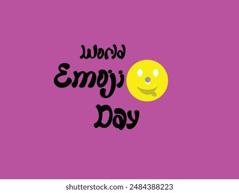 world emoji day vector design
