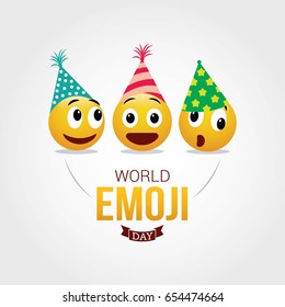 World Emoji Day Vector Illustration