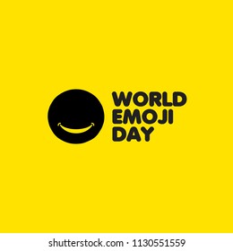 World Emoji Day Vector Template Design Illustration