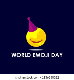World Emoji Day Vector Template Design Illustration