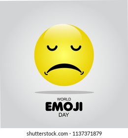 World Emoji Day Vector Template Design Illustration