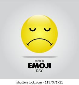 World Emoji Day Vector Template Design Illustration