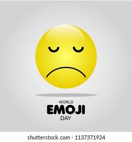 World Emoji Day Vector Template Design Illustration