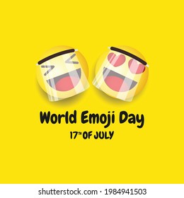 World Emoji Day Vector Template