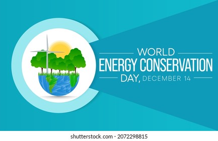 World Energy conservation day is observed every year on 14 December, The day focuses on making people aware of global warming and climate change and promotes efforts towards saving energy resources. 