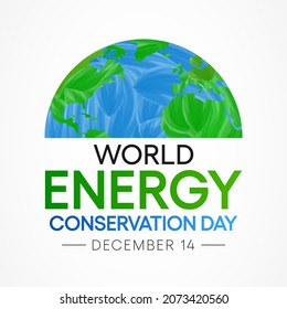 World Energy Conservation Day Observed Every Stock Vector (Royalty Free ...