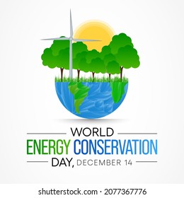 World Energy conservation day is observed every year on 14 December, The day focuses on making people aware of global warming and climate change and promotes efforts towards saving energy resources. 