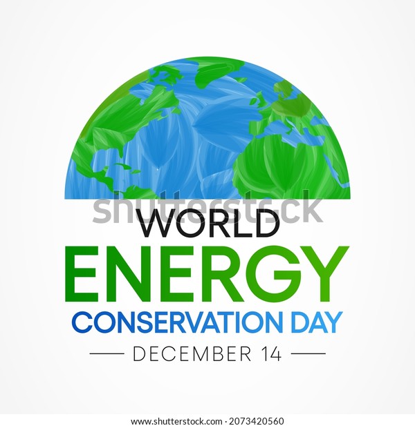 World Energy Conservation Day Observed Every Stock Vector (Royalty Free ...