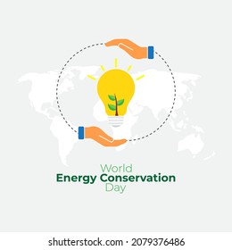 world energy conservation day- vector illustration 
