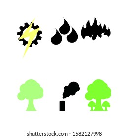 world energy day clipart: theme 6 green energy